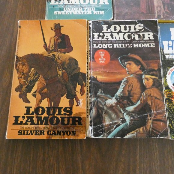10 Vintage Louis Lamour Western Paperbacks - Picture 4 of 10